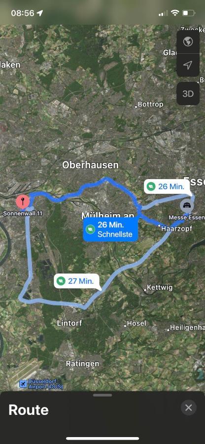 *City, Naehe Hbf, Kingsizebetten, Fitnessecke* Duisburgo Esterno foto