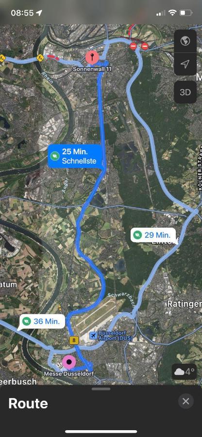 *City, Naehe Hbf, Kingsizebetten, Fitnessecke* Duisburgo Esterno foto